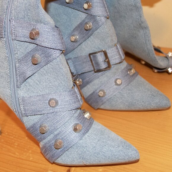 Steve Madden Denim Heels - Picture 12 of 12
